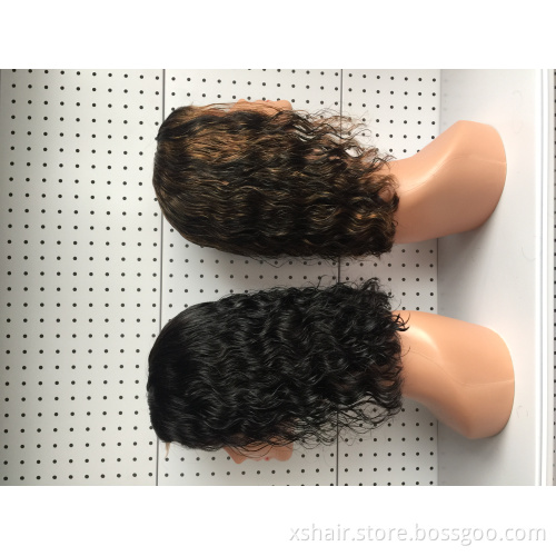 Modern Style Front Hd Lace Bob Blonde Woman Black 360 Lace Wig Human Hair Lace Front